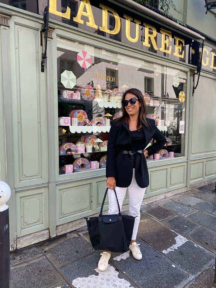 Front of Laduree in Saint Germain