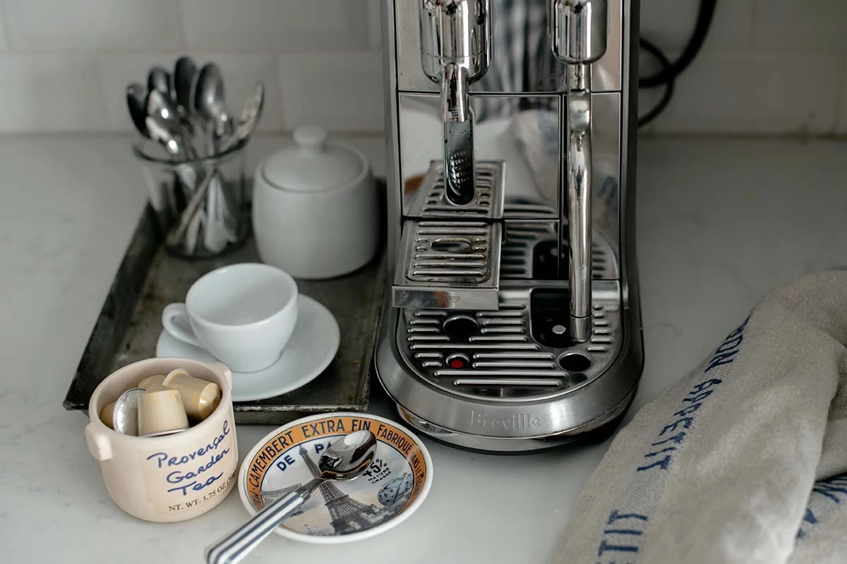 Nespresso sitting on the counter