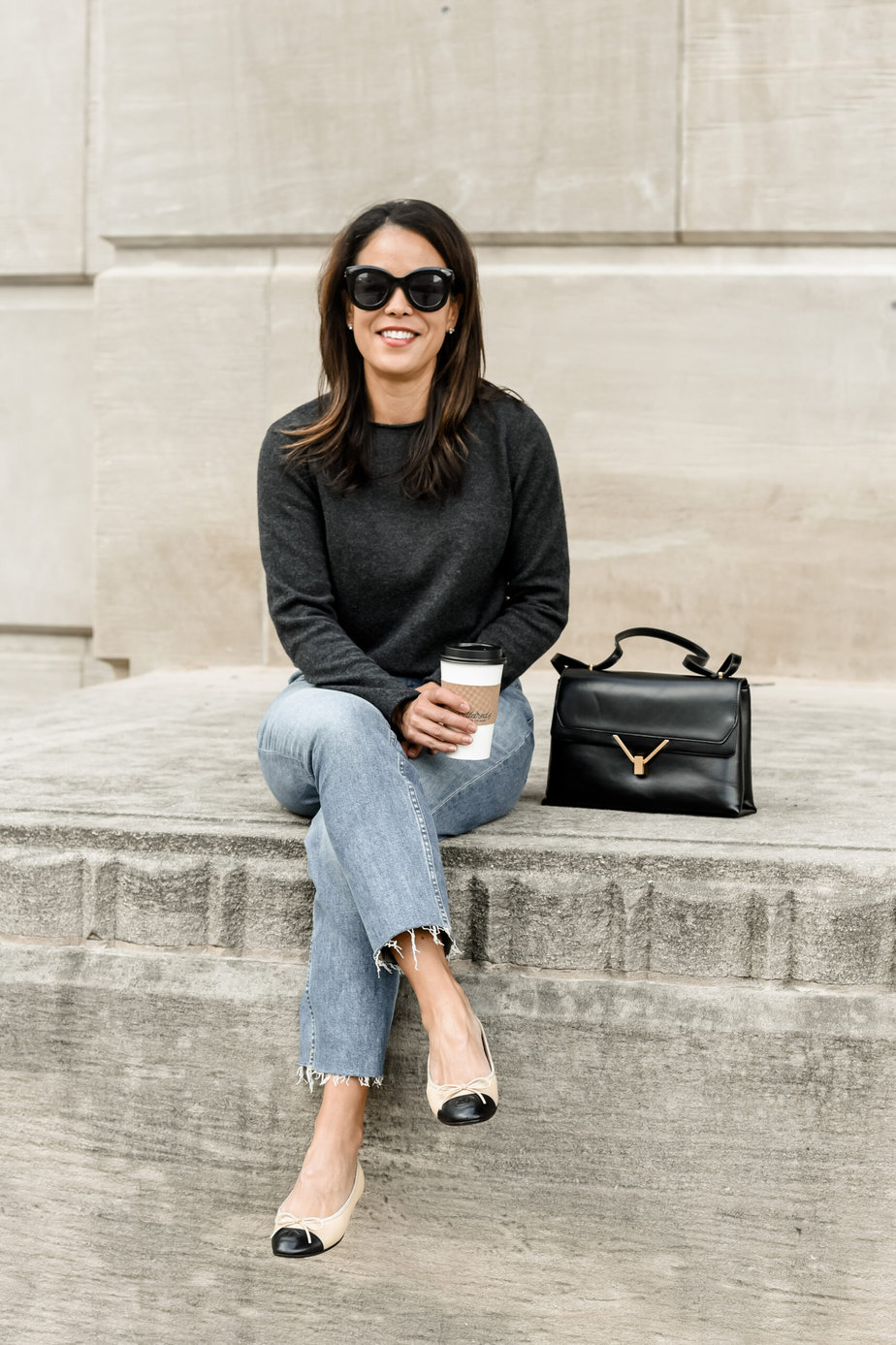 Jeans, Shoes, and a sweater