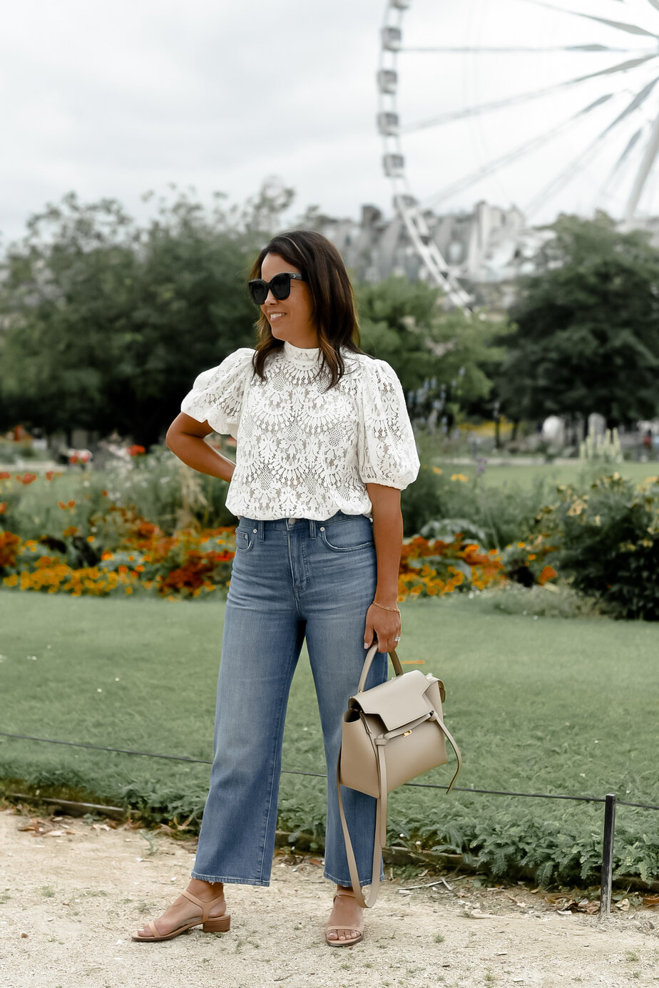 Standing in the Tuilleries Garden | Packing For Paris In Spring