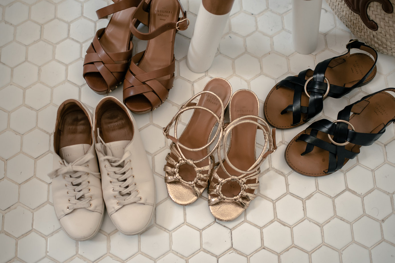 SĆØzane Sandals SĆØzane Sandals Sitting On The Floor