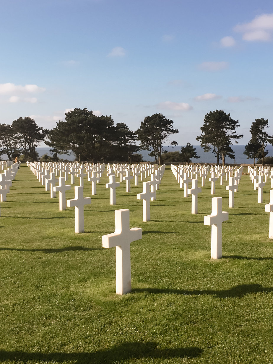 WWII burial site France WWII burial site with white crosses in France | Easy Day Trips From Paris