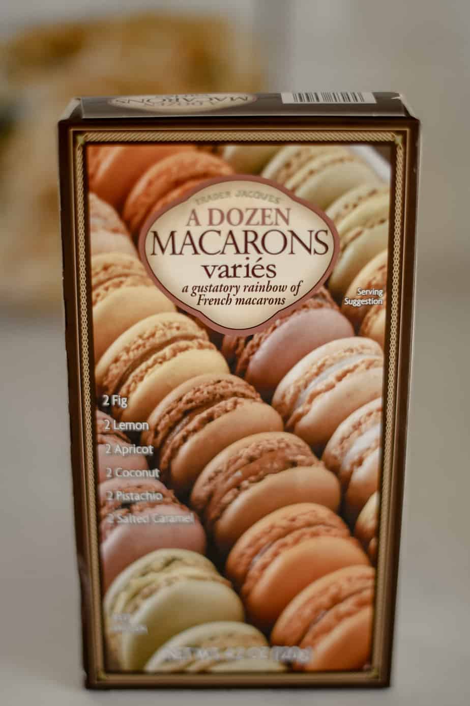 macaron box from trader joes