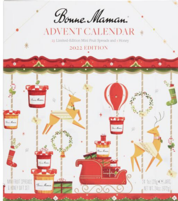 Exterior of Bonne Maman Advent Calendar