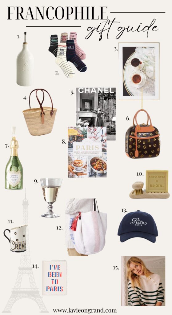 15 Francophile Gift Ideas For The 2022 Holiday