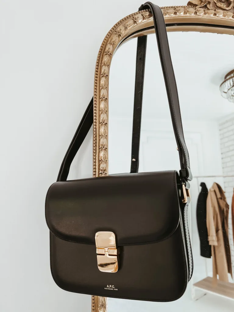 APC Black Leather Bag | Sézane Milo versus A.P.C.Grace
