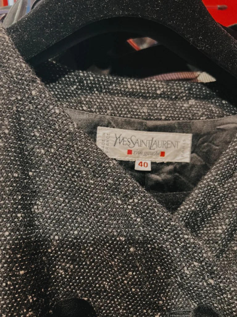 Vintage YSL Blazer | The Vanves Flea Market In Paris