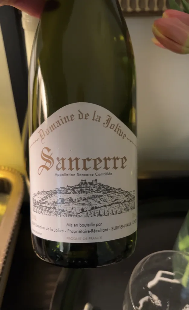 Bottle of Sancerre.