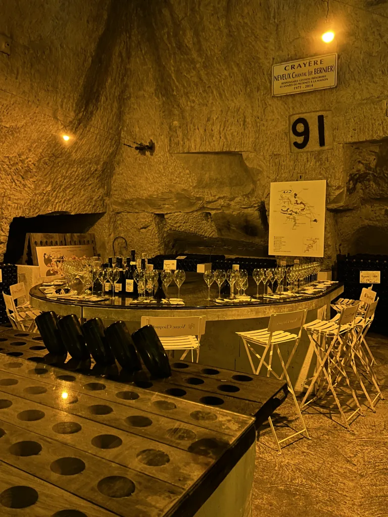 Cellars at Veuve Cliquot
