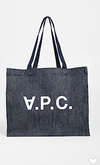 APC Black Canvas Bag