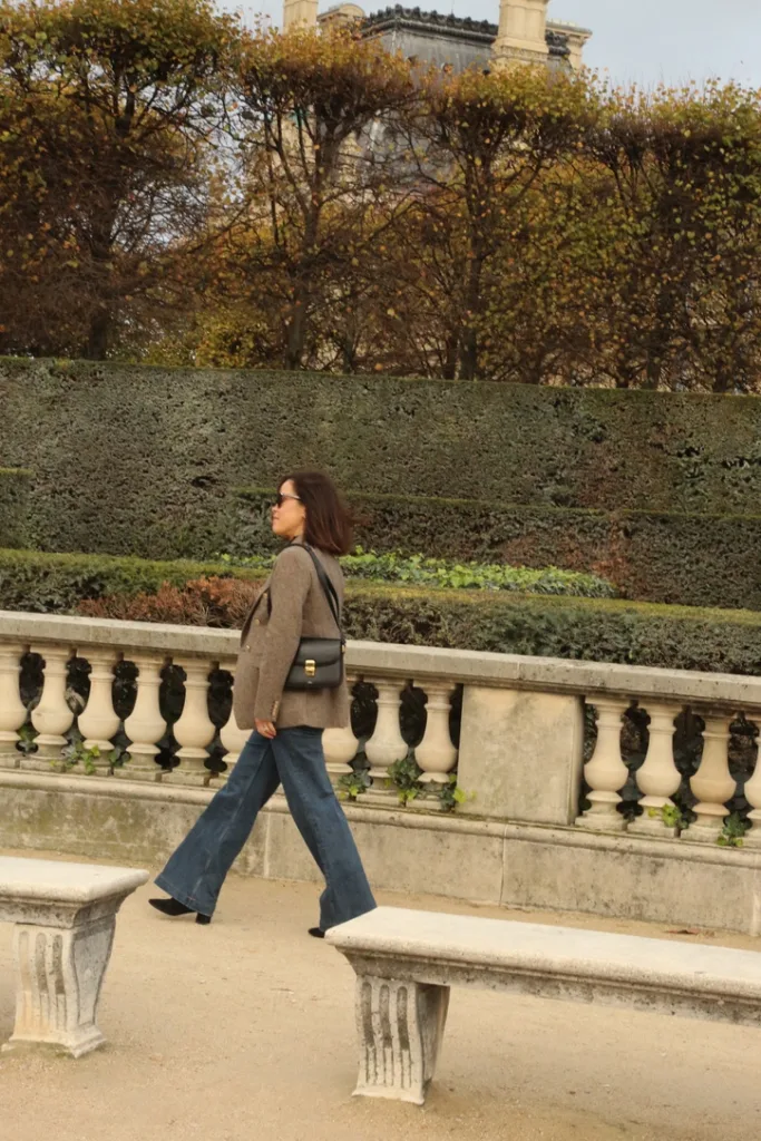 flare leg denim with blazer flare leg denim with blazer