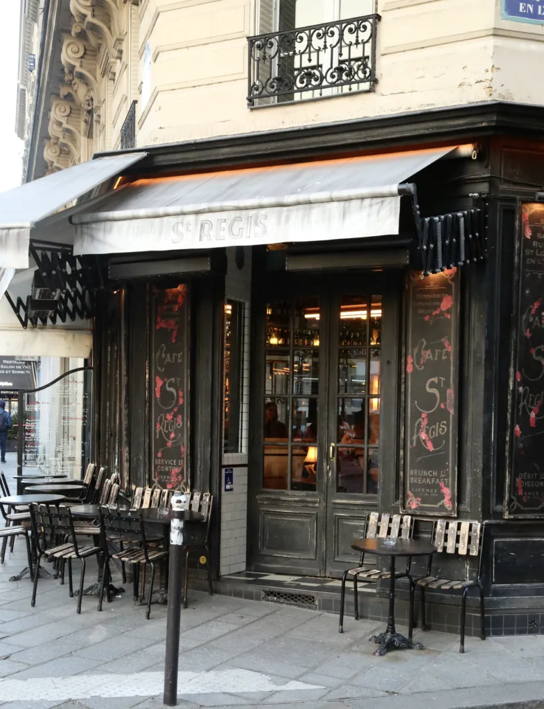 Exterior of St. Regis Cafe Exterior of St. Regis Cafe | Favorite Parisian Cafés To Visit