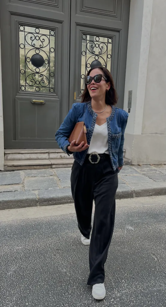 Parisian fall street fashion Parisian street style in October