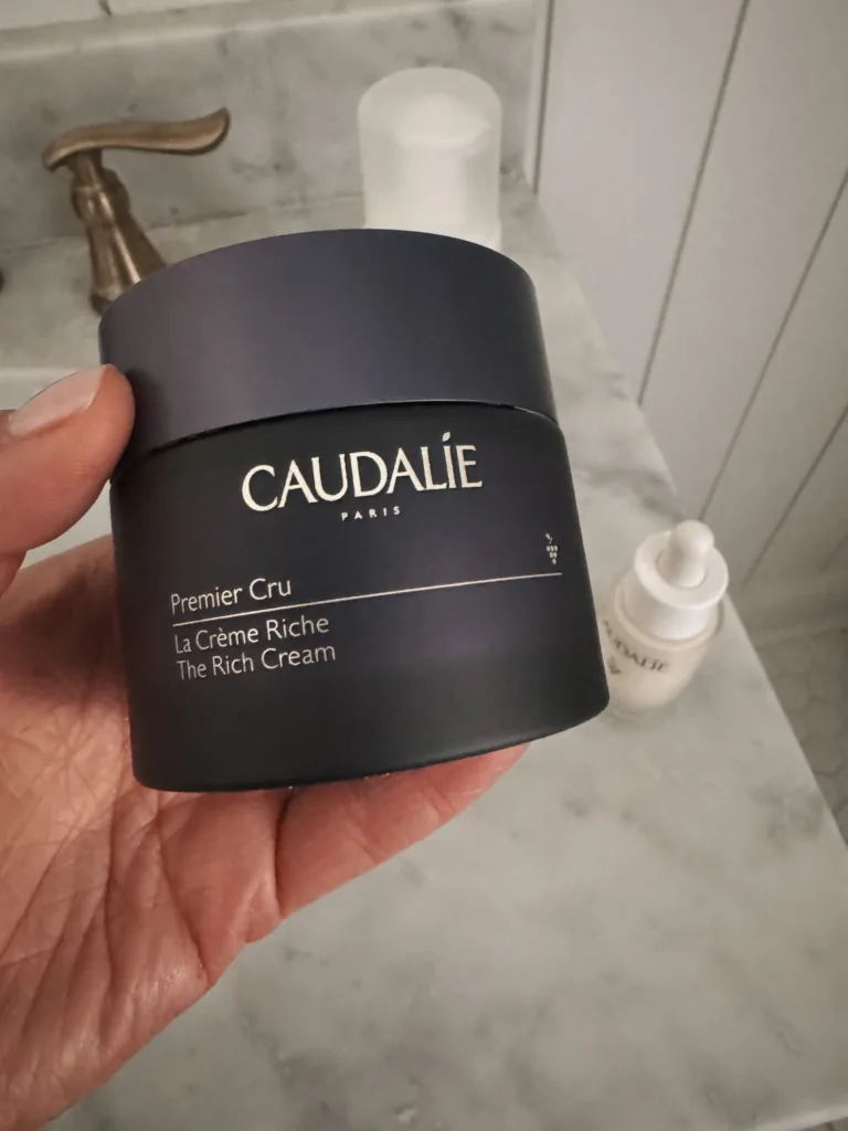 Bottle of caudalie premier cru cream.