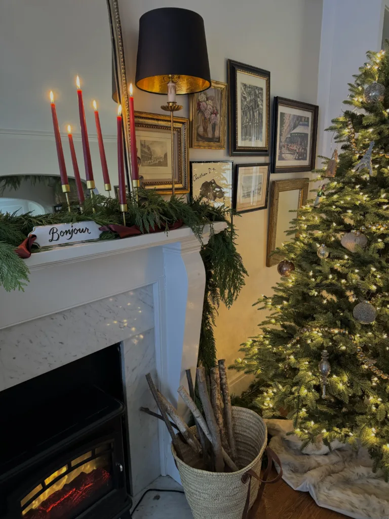 French Mantle decor French Inspired Mantle