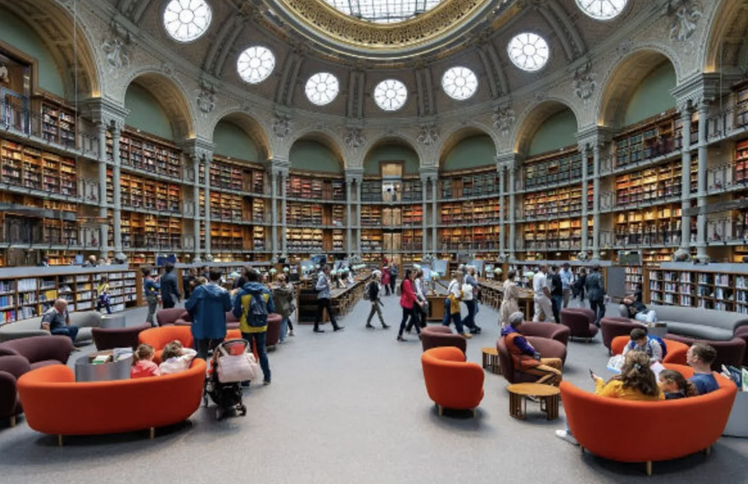 National french library in Paris.