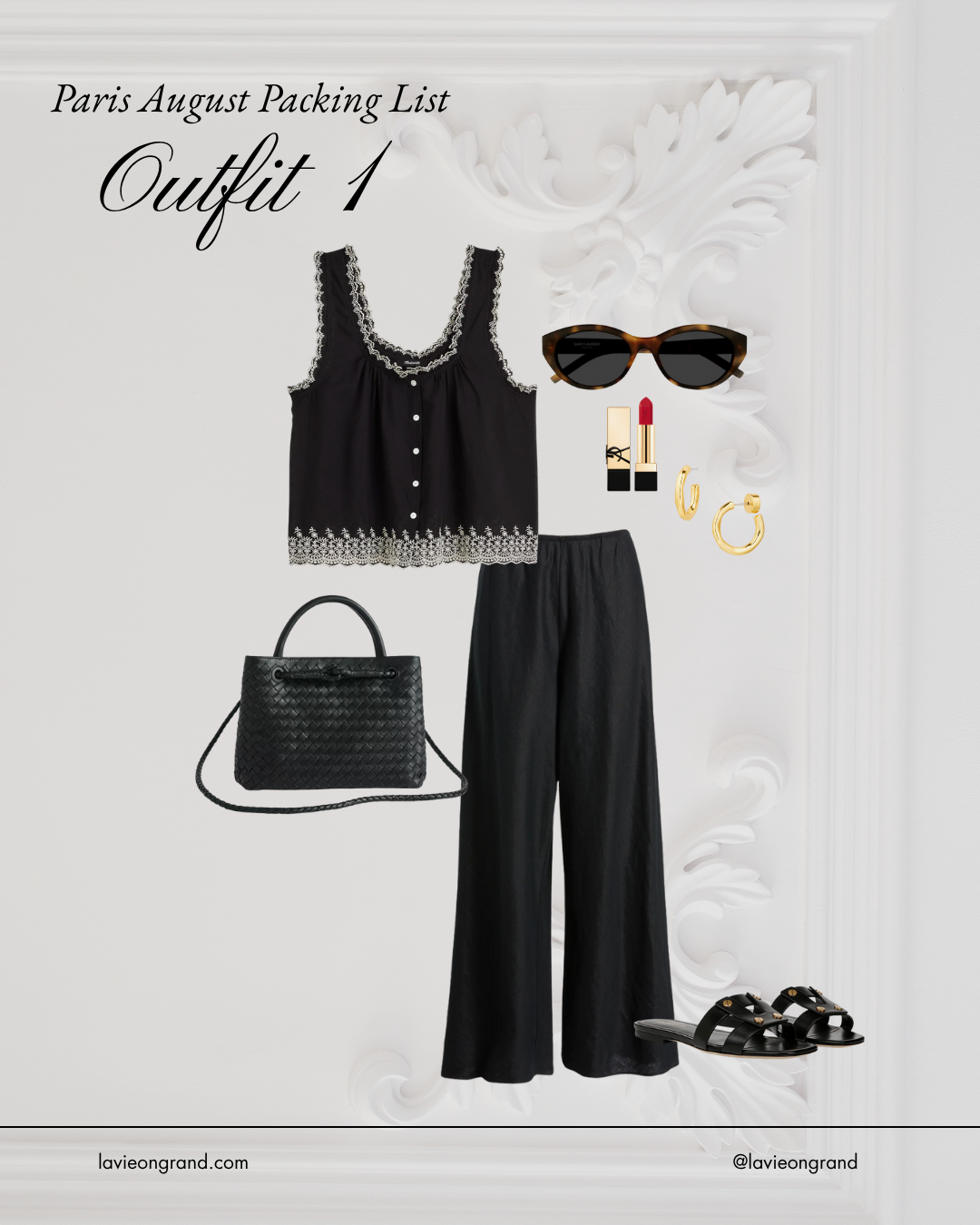 OUtfit to pack for Paris in the summer season.