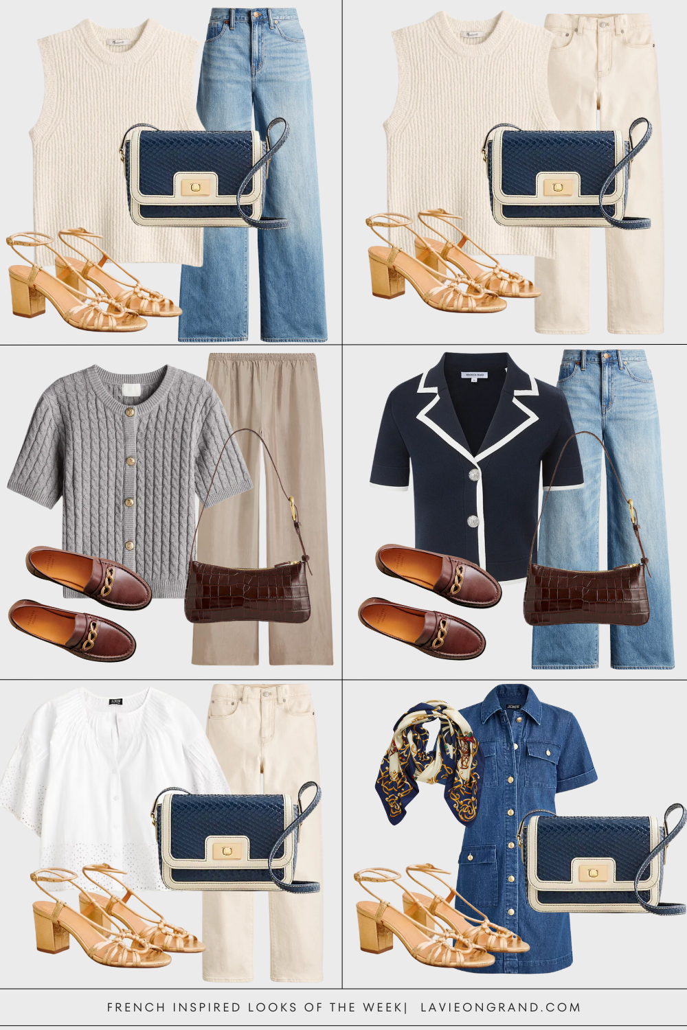 6 French inspired looks 6 different French inspired looks.