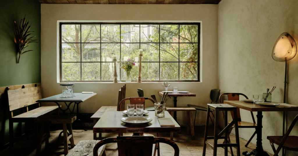 interior of Clamato in Paris.