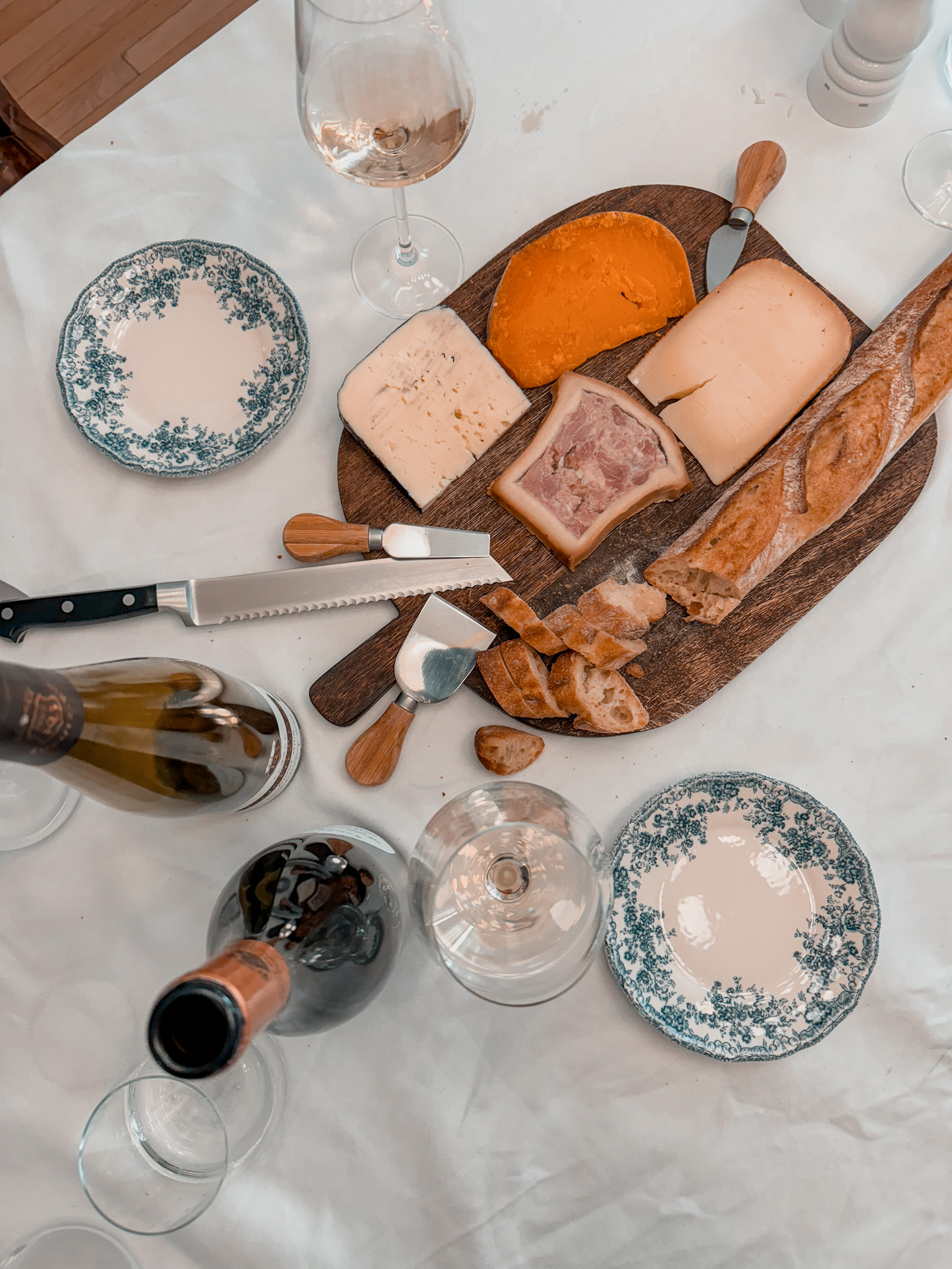 French cheese on a table French cheese on a table.