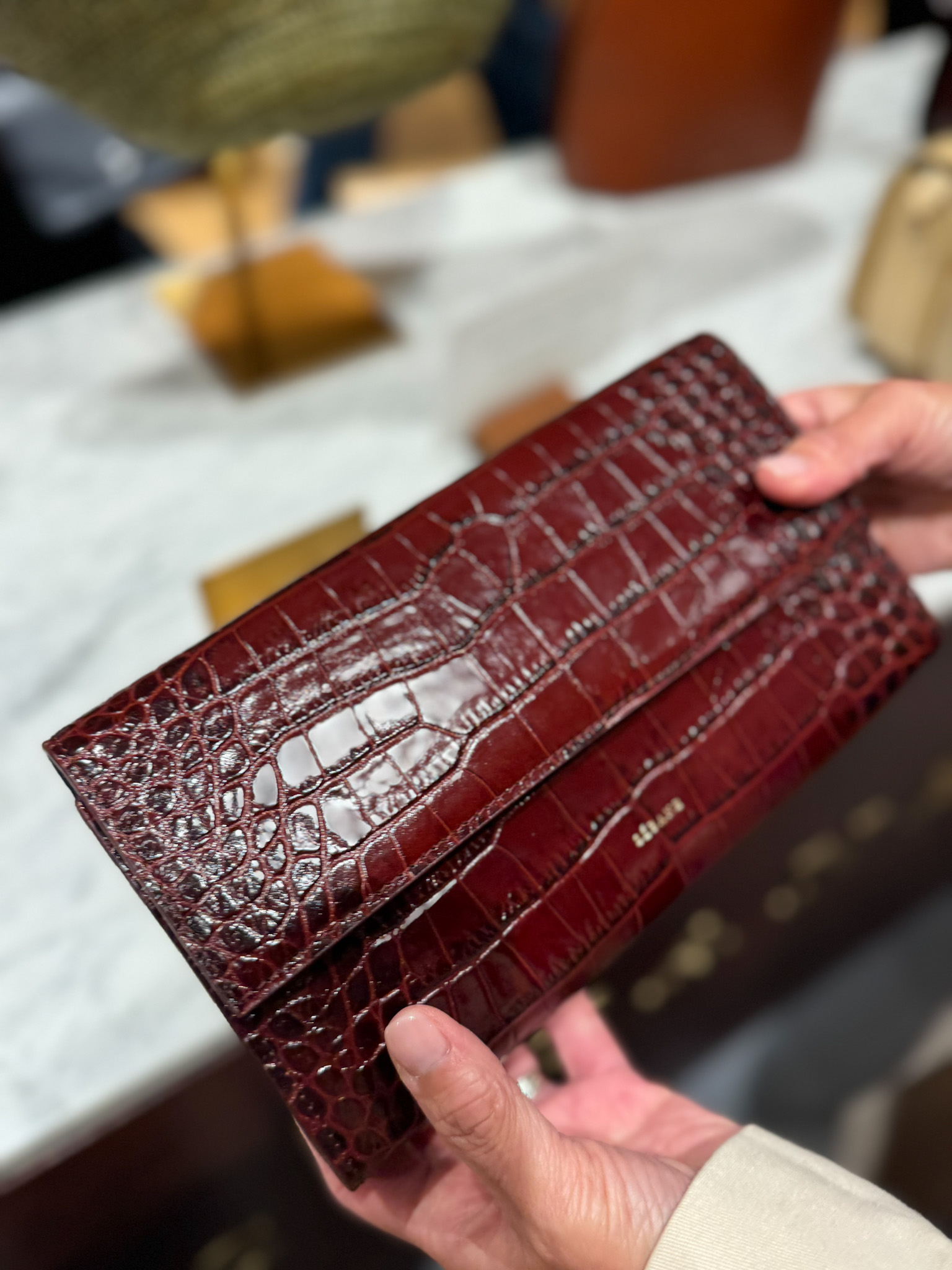 Sezane Burgundy Pouch Sezane Burgundy Pouch