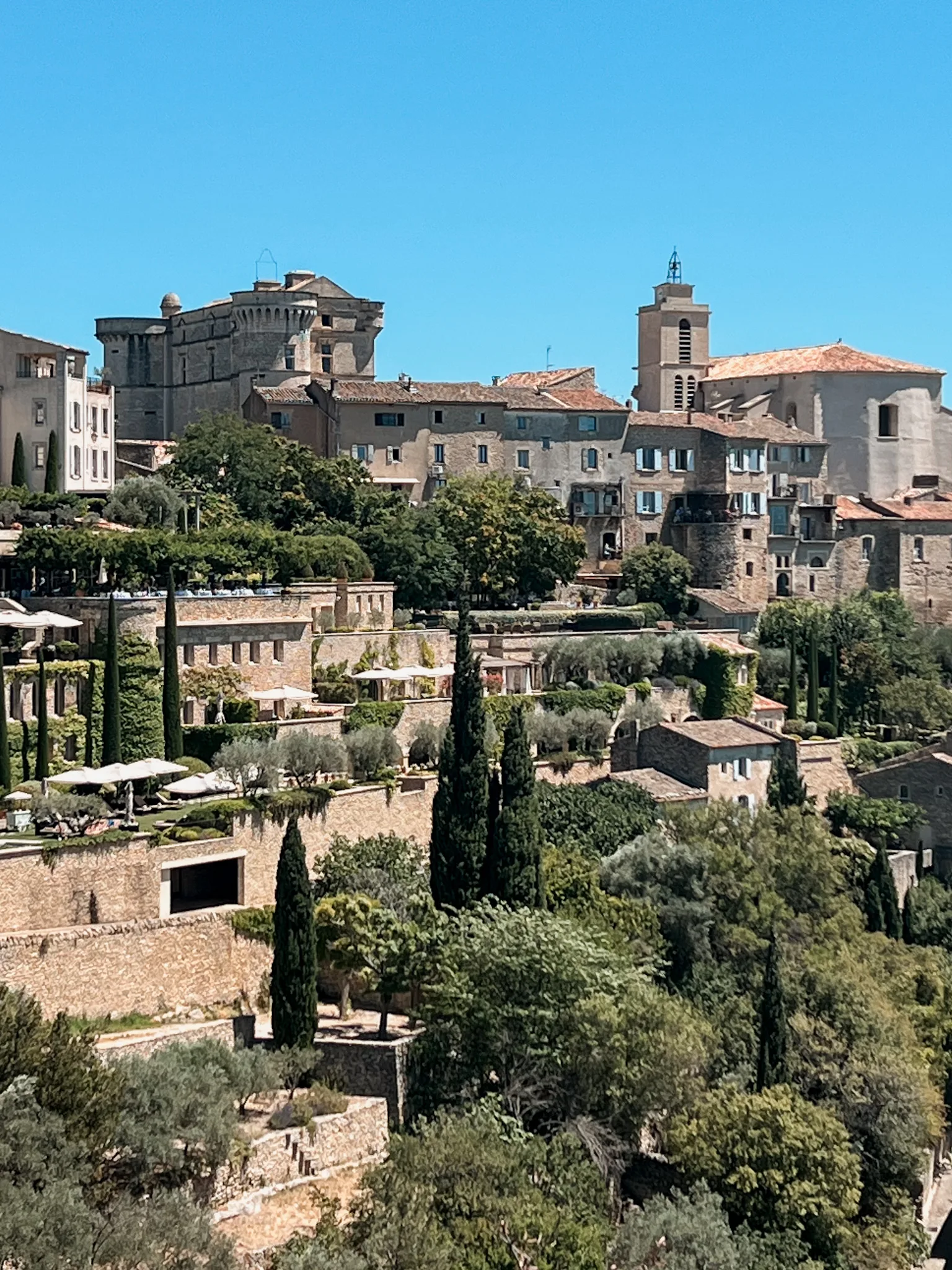 Hilltop of Gordes France.