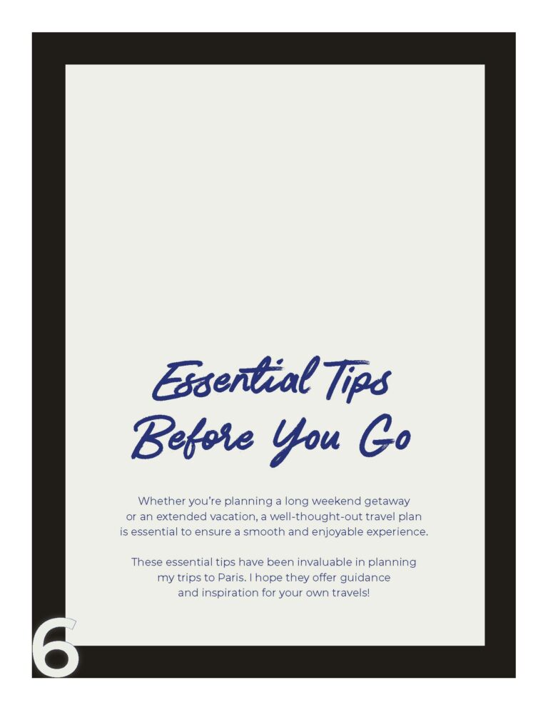 Essential Tips Before You Go